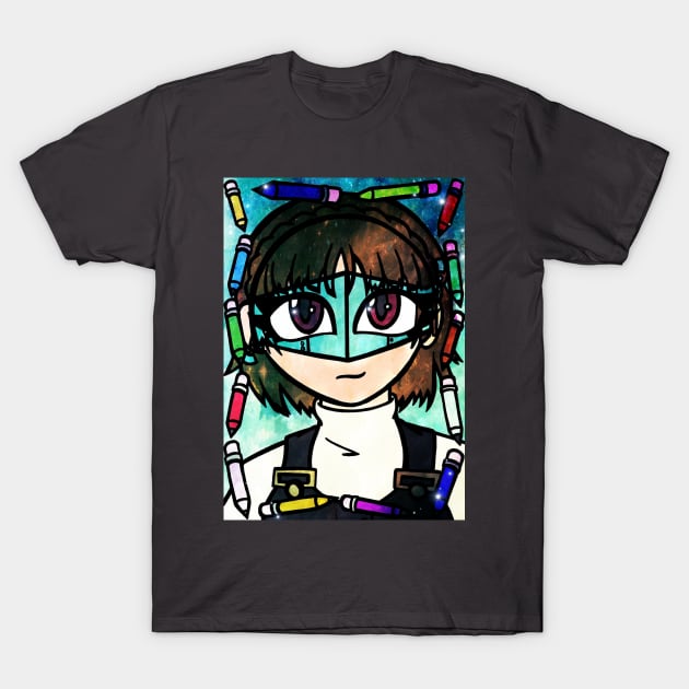 Mask of Queen T-Shirt by ScribbleSketchScoo